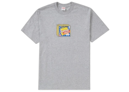 Supreme Cheese Tee Heather Grey