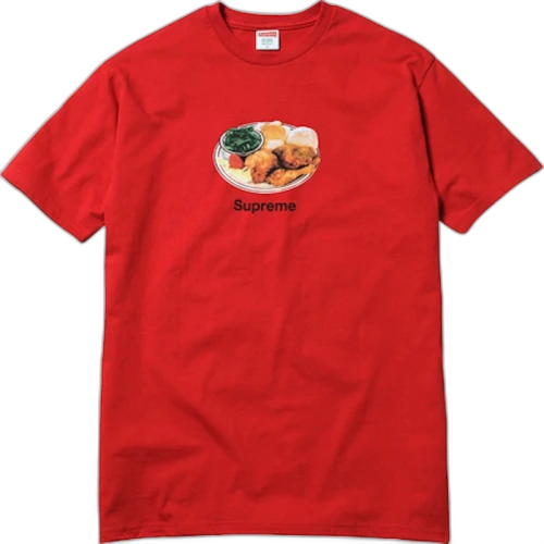 Supreme Chicken Dinner Tee Red