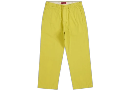 Supreme Chino Pant (SS25) Lime Yellow