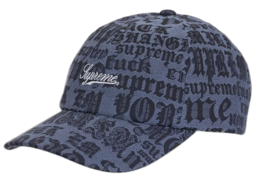 Supreme Cities Jacquard 6-Panel Grey