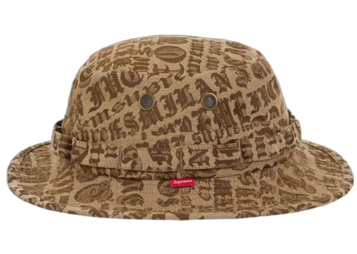 Supreme Cities Jacquard Boonie Hat Brown