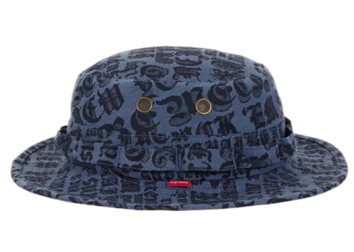Supreme Cities Jacquard Boonie Hat Navy