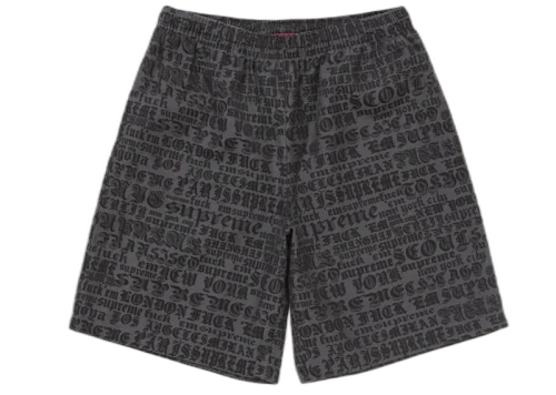 Supreme Cities Jacquard Short Black