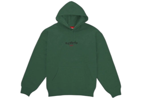 Supreme Classic Logo Berlin Shop Hooded Sweatshirt Green