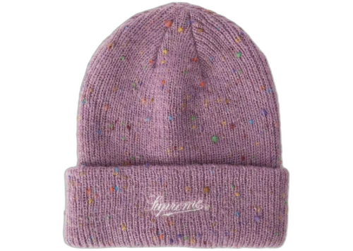 Supreme Colored Speckle Beanie Purple