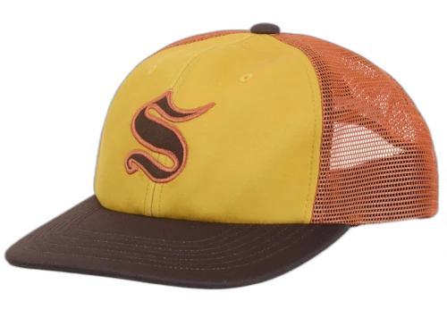 Supreme Contrast S Mesh Back 6-Panel Orange