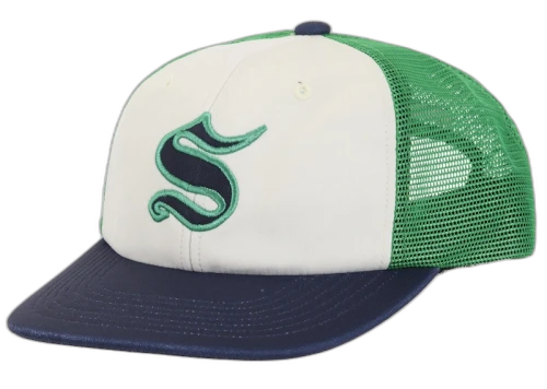 Supreme Contrast S Mesh Back 6-Panel Green