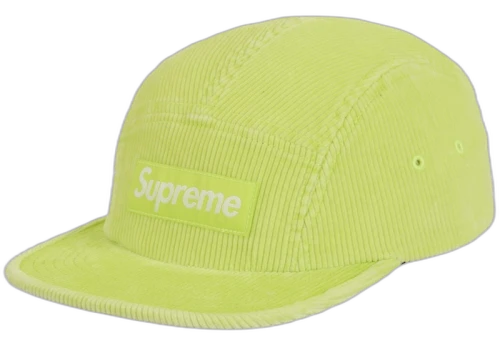 Supreme Corduroy Camp Cap (SS25) Bright Green