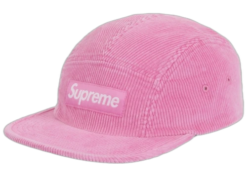 Supreme Corduroy Camp Cap (SS25) Pink