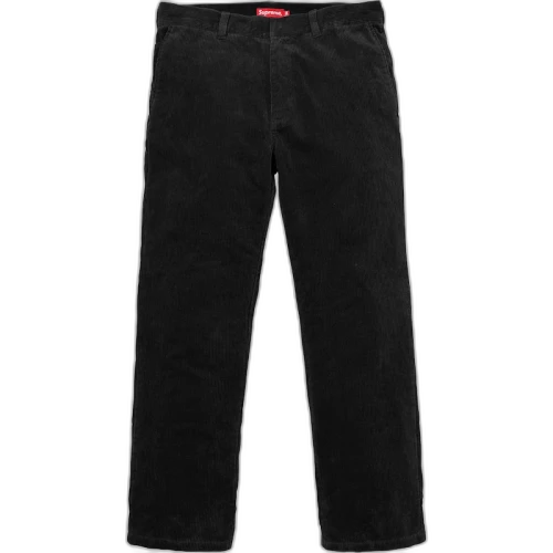 Supreme Corduroy Work Pant Black