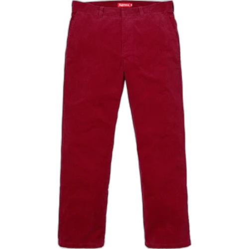 Supreme Corduroy Work Pant Dark Red