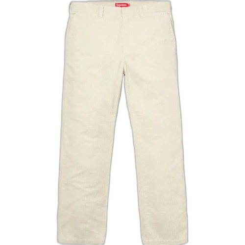 Supreme Corduroy Work Pant Ivory