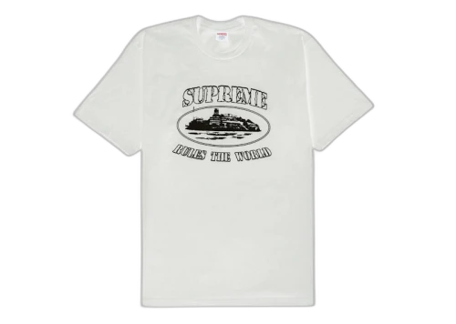 Supreme Corteiz Rule The World Tee White