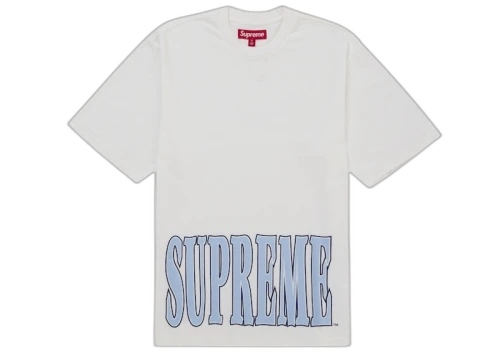Supreme Cracked Stretch S/S Top White