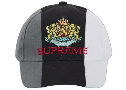 Supreme Crest 6-Panel (SS25) Black