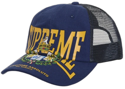 Supreme Crest Mesh Back 6-Panel Navy