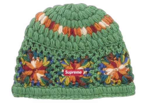 Supreme Crochet Beanie (SS25) Green