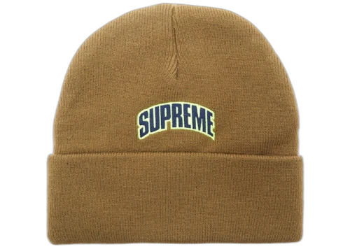 Supreme Crown Logo Beanie Olive