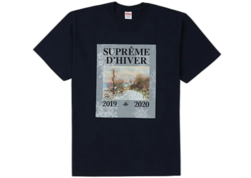 Supreme D'Hiver Tee Navy