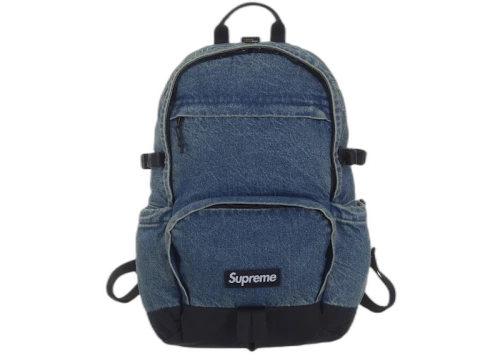 Supreme Denim Backpack Washed Indigo
