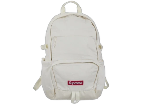 Supreme Denim Backpack White