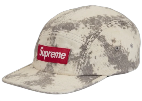 Supreme Denim Camp Cap (SS25) Bleached