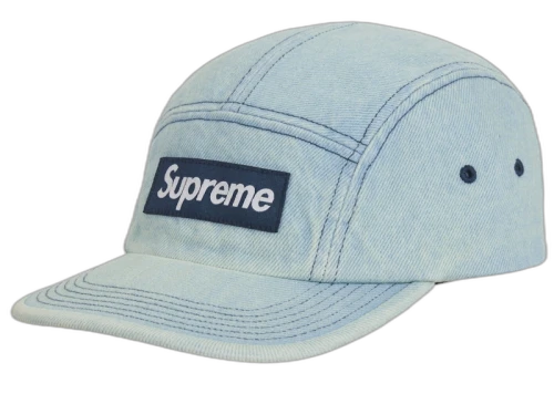 Supreme Denim Camp Cap (SS25) Blue
