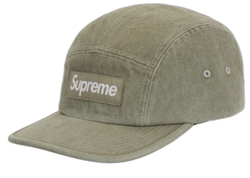 Supreme Denim Camp Cap (SS25) Olive