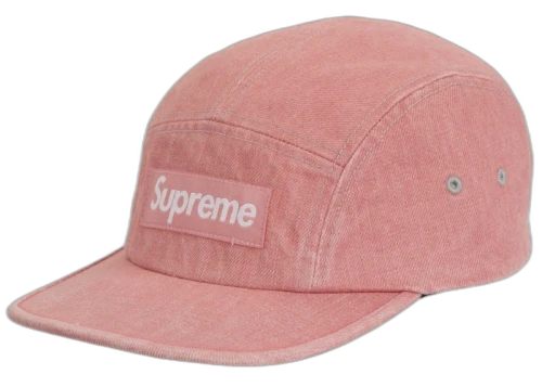 Supreme Denim Camp Cap (SS25) Peach