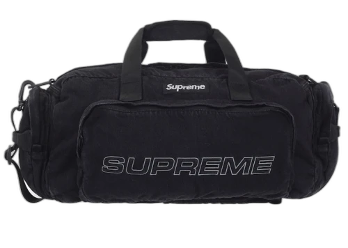 Supreme Denim Duffle Bag Black
