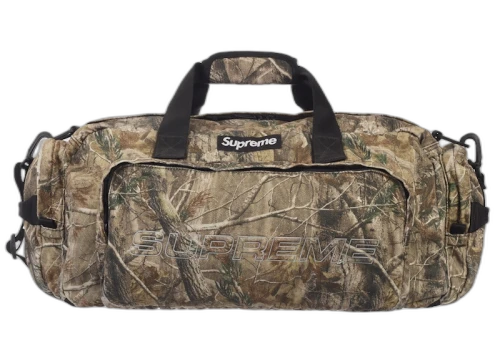 Supreme Denim Duffle Bag Realtree AP Camo