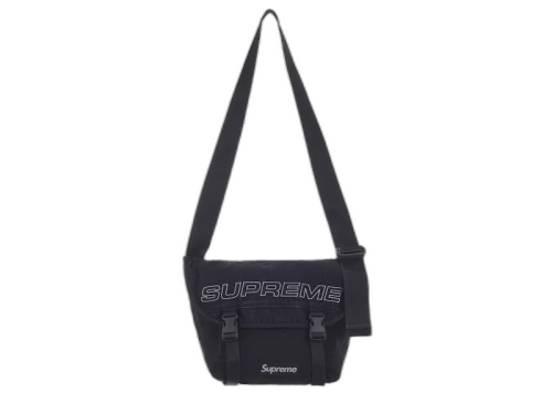 Supreme Denim Messenger Bag Black