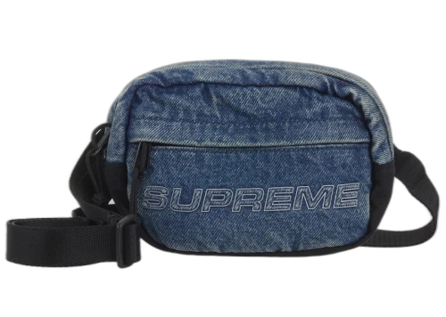 Supreme Denim Mini Shoulder Bag Washed Indigo