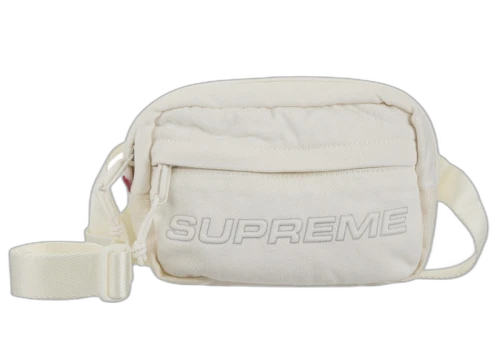 Supreme Denim Mini Shoulder Bag White