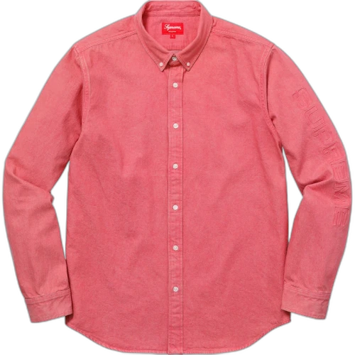 Supreme Denim Shirt Pink