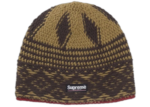 Supreme Diamond Beanie (FW25) Brown