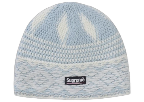 Supreme Diamond Beanie (FW25) Light Blue