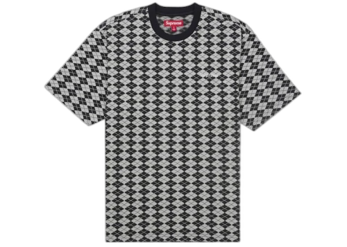 Supreme Diamond Jacquard S/S Top Black