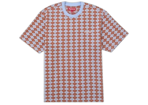 Supreme Diamond Jacquard S/S Top Blue