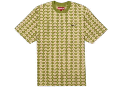 Supreme Diamond Jacquard S/S Top Green