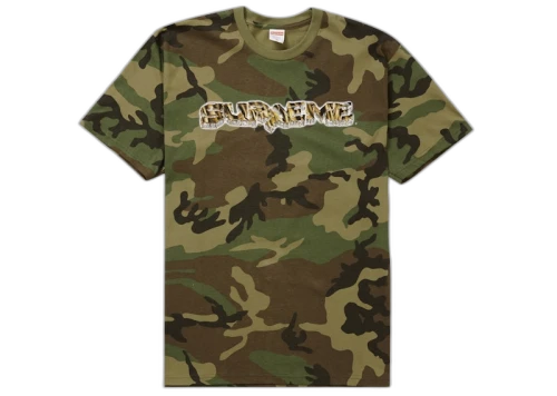 Supreme Diamond Tee Woodland Camo