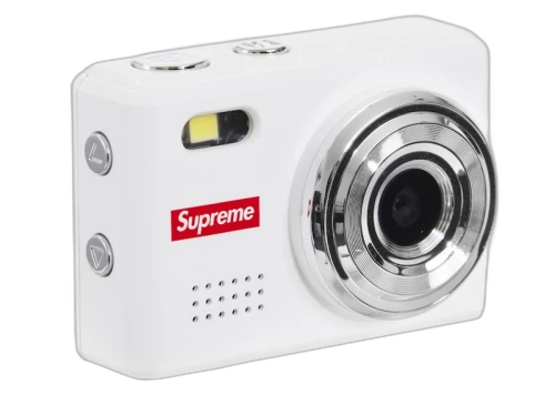 Supreme Digital Camera Keychain White