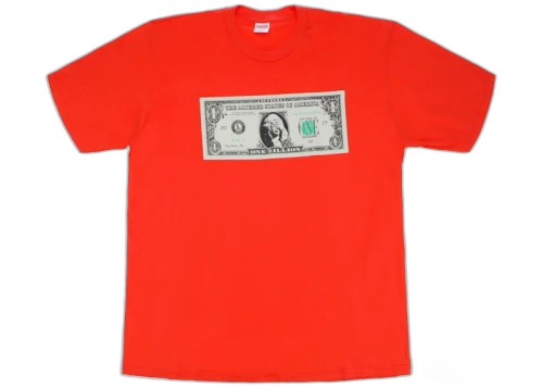 Supreme Dollar Tee Bright Orange