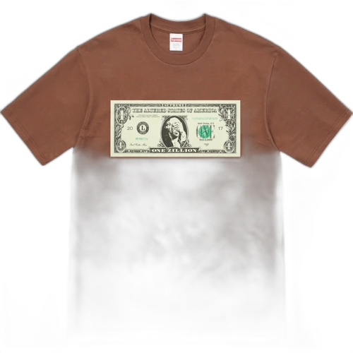 Supreme Dollar Tee Brown