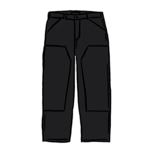 Supreme Double Knee Painter Pant Black