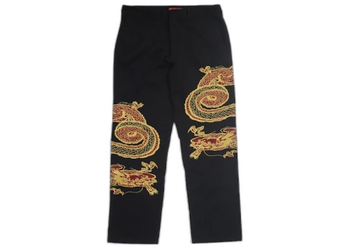 Supreme Dragon Work Pant Black