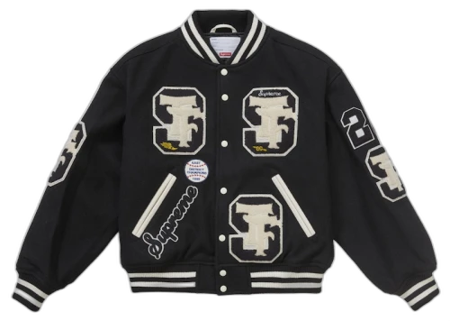 Supreme Drill Team Varsity Jacket Black