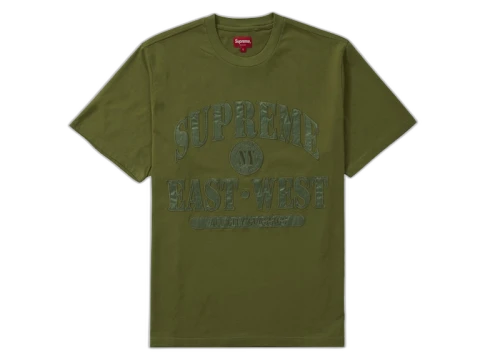 Supreme East West S/S Top Olive