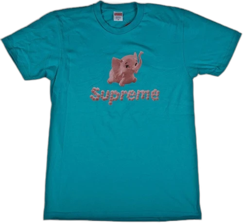 Supreme Elephant Tee Aqua
