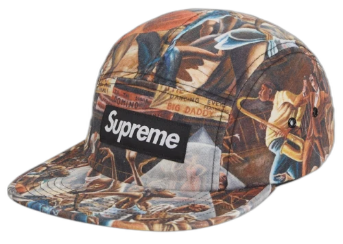 Supreme Ernie Barnes Camp Cap Multicolor